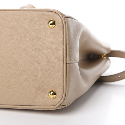 Prada Saffiano Medium Galleria Double Zip Tote Sabbia 12 of 12