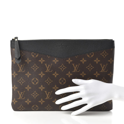 Louis Vuitton Monogram Daily Pouch Black 2 of 10