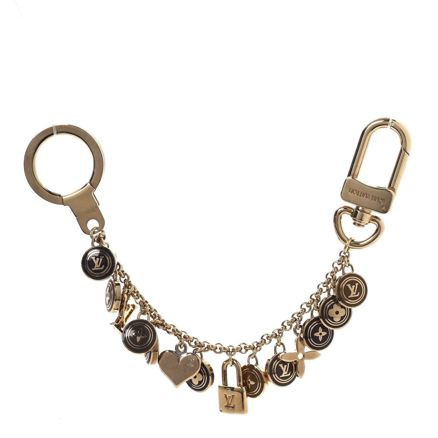 Pastilles Key Chain Bag Charm Brown