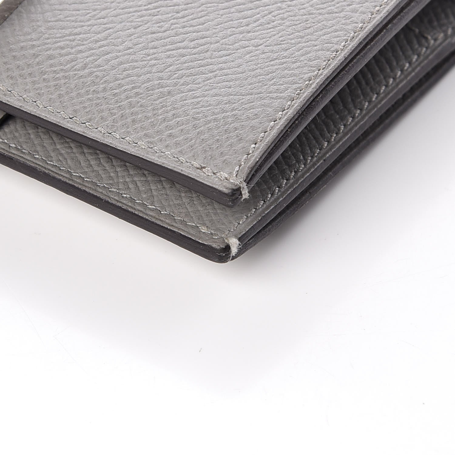Hermes Epsom Bearn Compact Wallet Gris Mouette 7 of 8