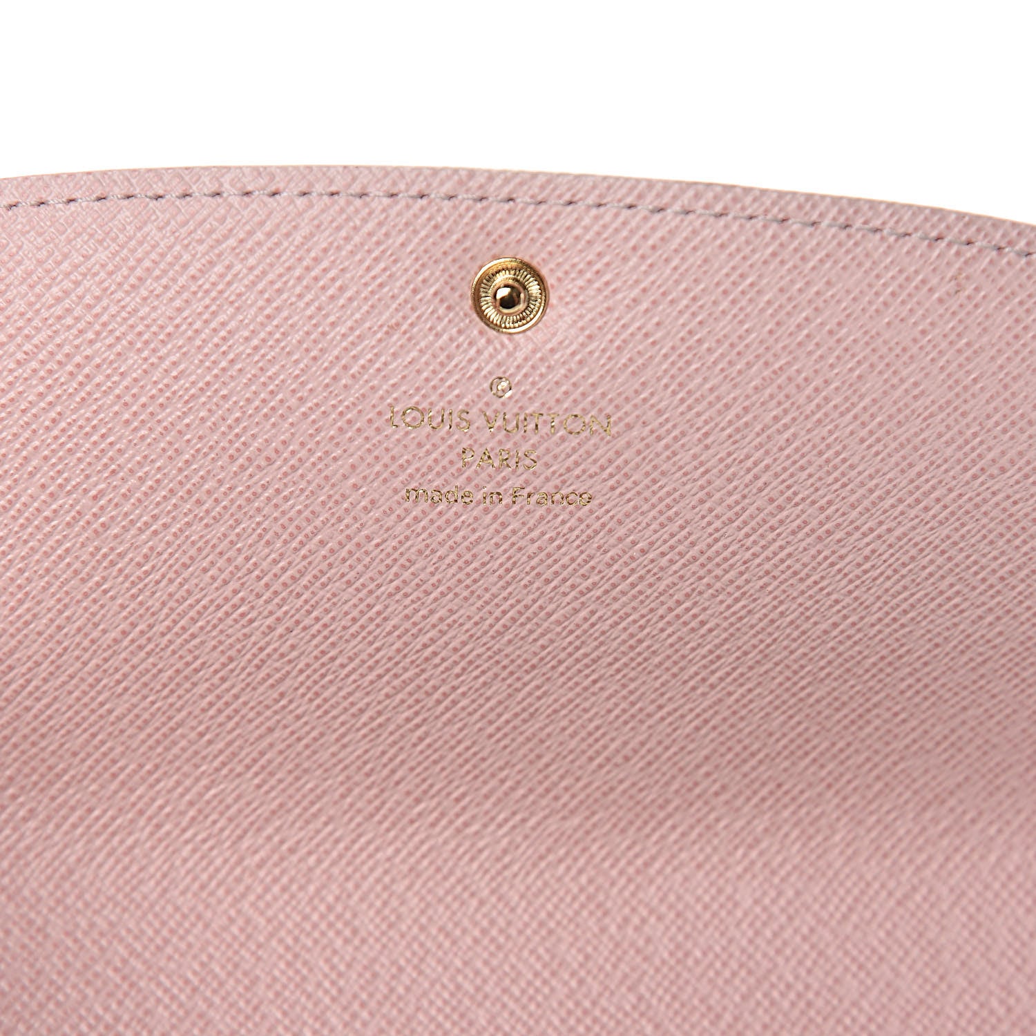 Louis Vuitton Damier Azur Emilie Wallet Rose Ballerine 6 of 9