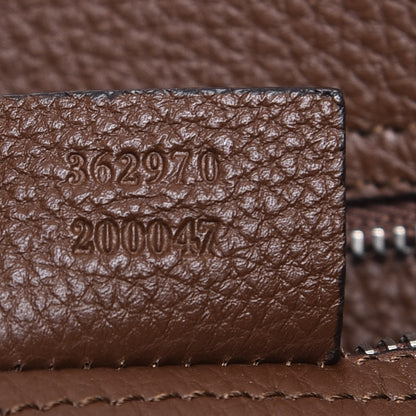 Gucci Soft Calfskin Medium Jackie Top Handle Bag Nut Brown 7 of 9