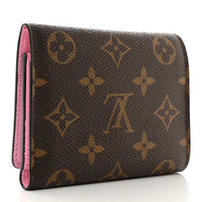 Louis Vuitton Monogram 2022 Christmas Animation Paris Victorine Wallet Pink 3 of 7