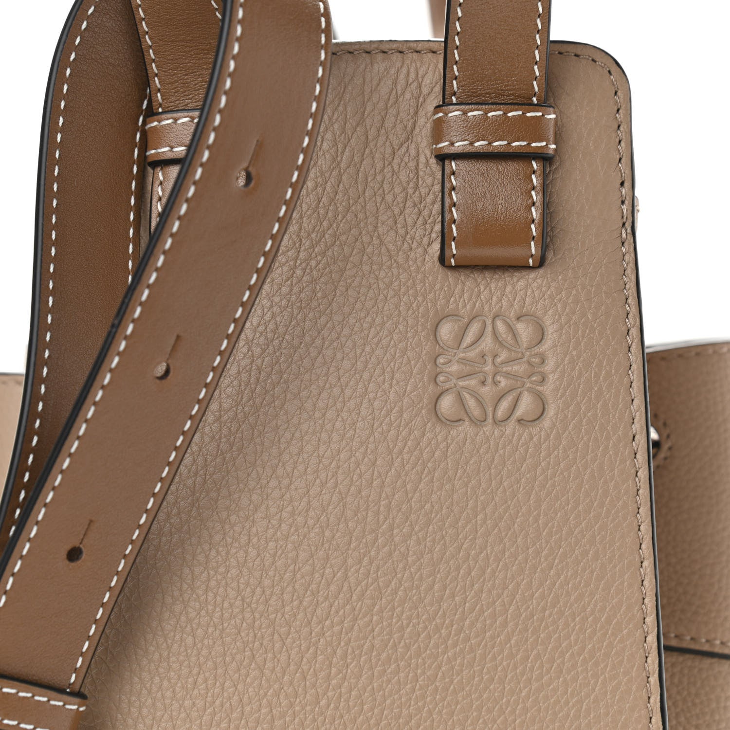 Loewe Calfskin Mini Hammock Shoulder Bag Sand Mink 7 of 9