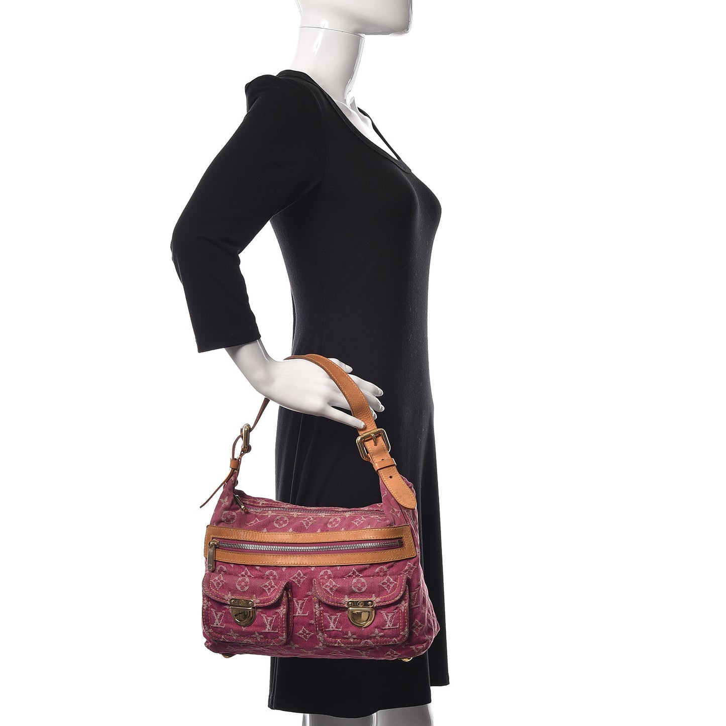 Denim Baggy PM Fuchsia