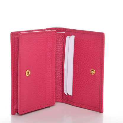 Gucci Dollar Calfskin GG Marmont Card Case Box Pink 5 of 8