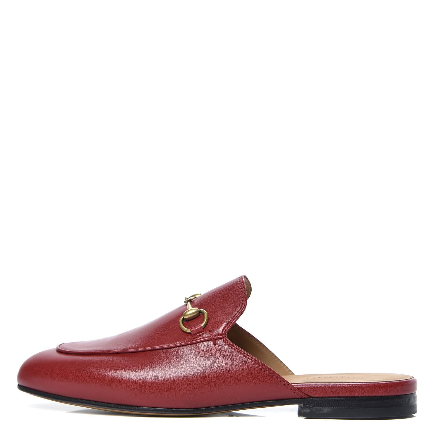Gucci Malaga Kid Womens Princetown Slippers 38 Hibiscus Red 1 of 9