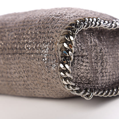Stella McCartney Metallic Tricot Falabella Fold Over Tote Grey 8 of 8
