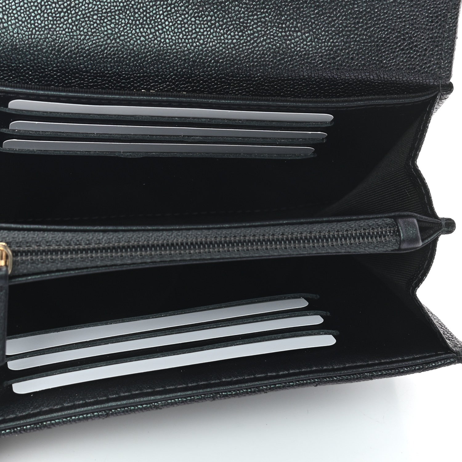 Chanel Iridescent Caviar Quilted Medium Flap Wallet Black 5 of 8