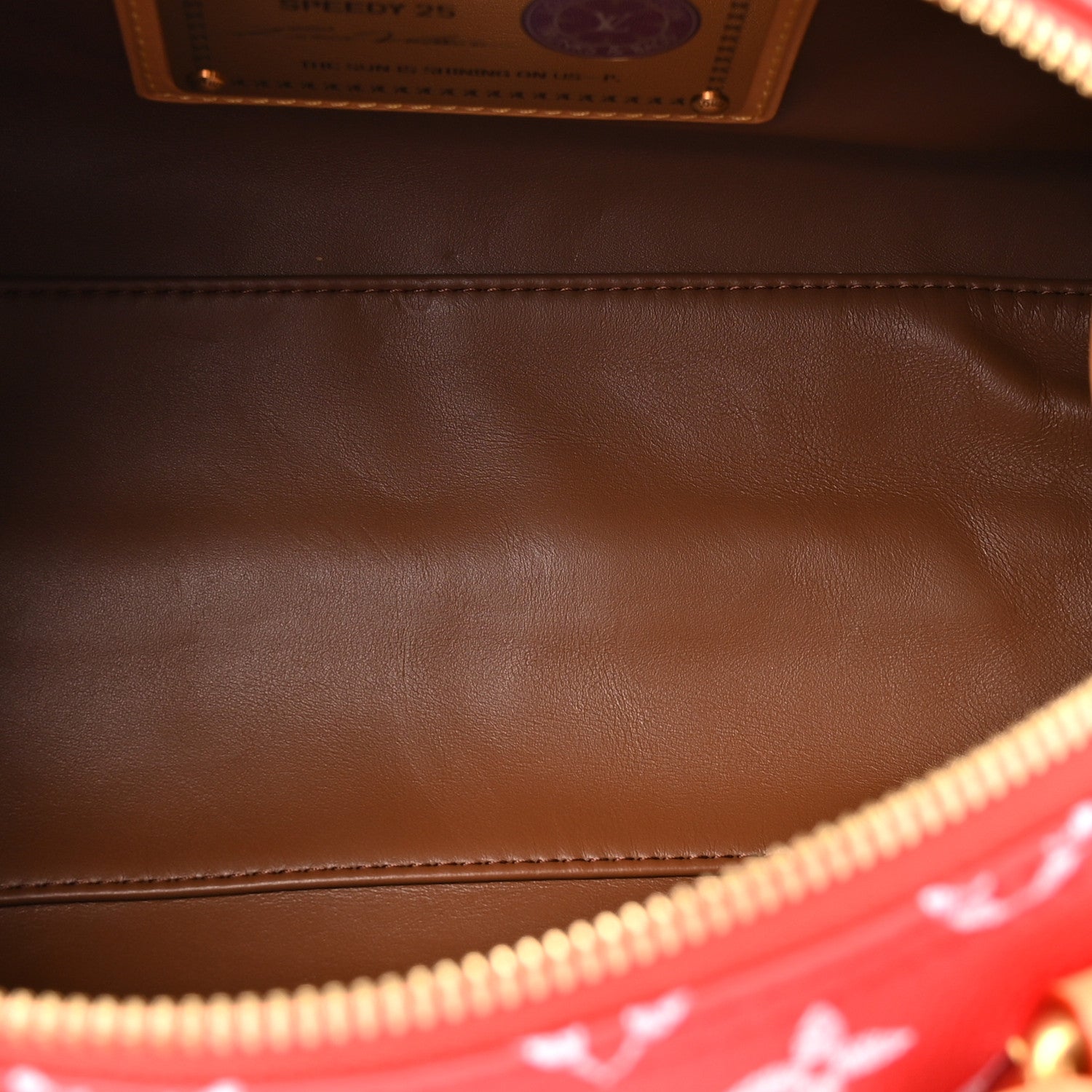 Louis Vuitton Soft Calfskin Monogram Speedy P9 Bandouliere 25 Red 6 of 12