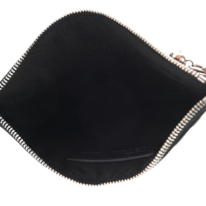 Alexander McQueen Calfskin Studded Skull Small Zipped Pouch Black 5 of 9