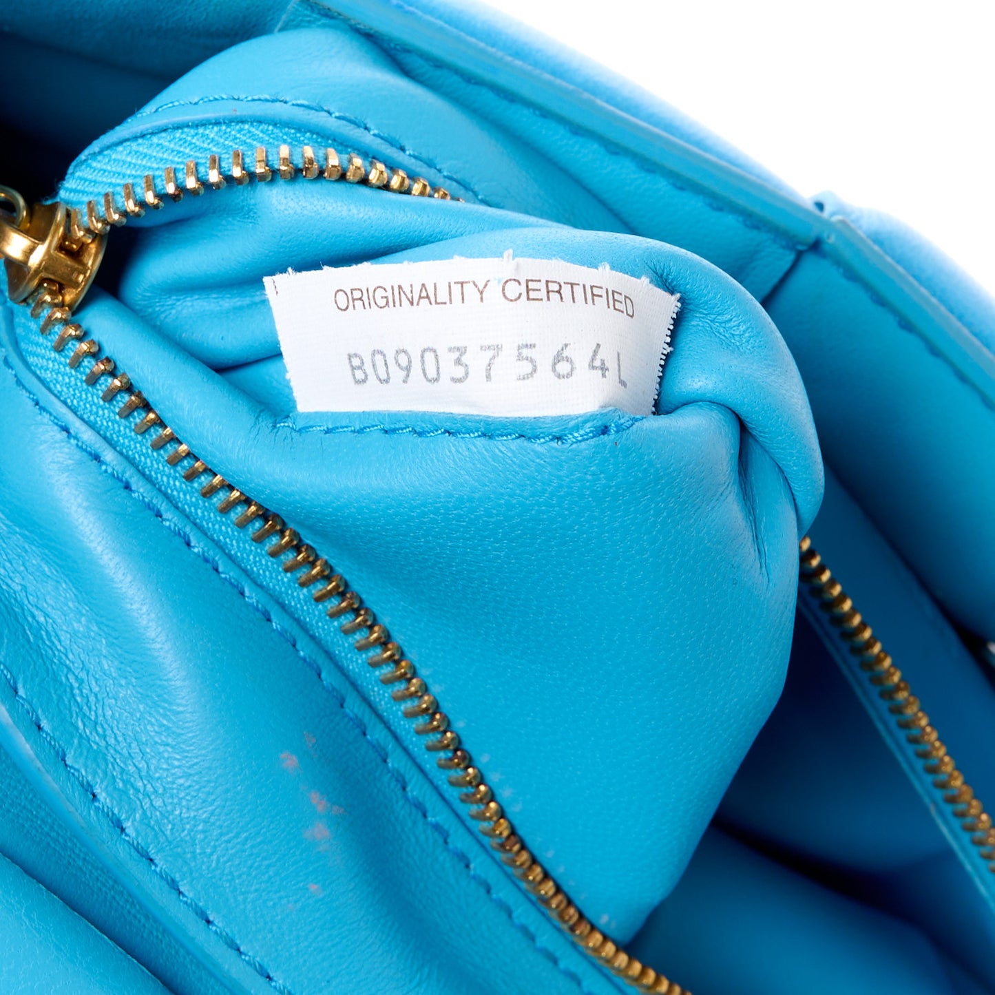 Lambskin Maxi Intrecciato Padded Chain Cassette Crossbody Bag Swimming Pool