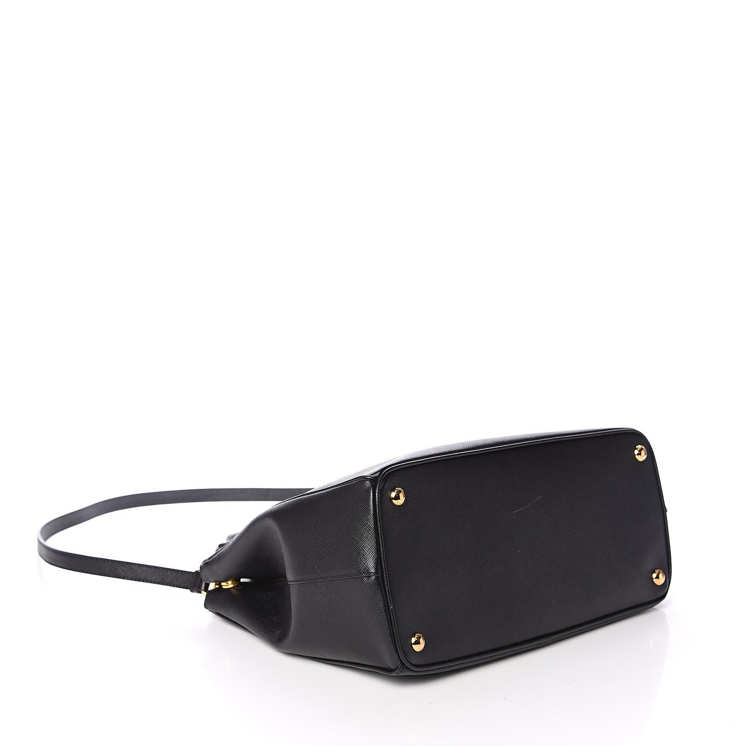 Prada Saffiano Medium Galleria Double Zip Tote Black 3 of 8