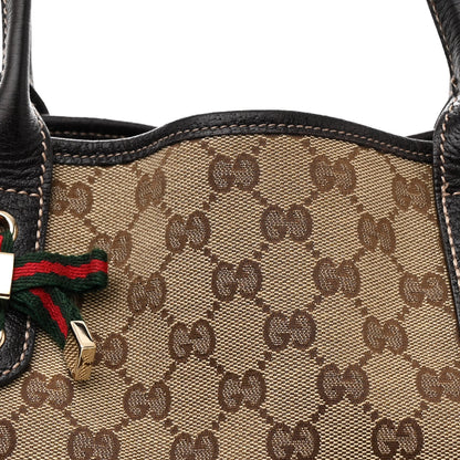 Gucci Monogram Medium Princy Tote Dark Brown 8 of 10