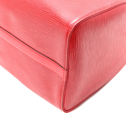 Louis Vuitton Epi Speedy 30 Castillan Red 9 of 9