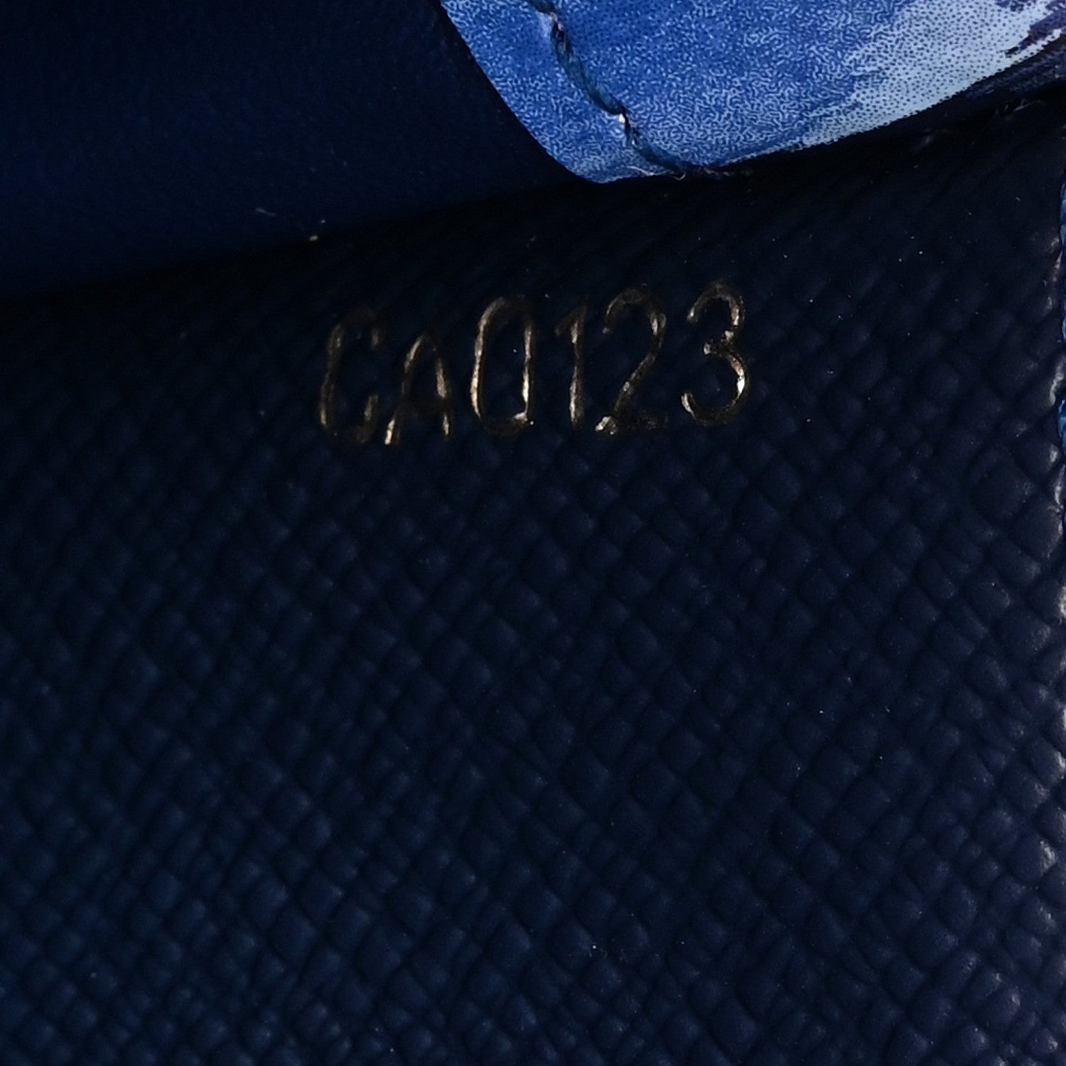 Louis Vuitton Monogram Articles de Voyage Ikat Insolite Wallet Grand Blue 6 of 9