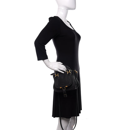 Chloe Calfskin Mini Marcie Satchel Black 3 of 11