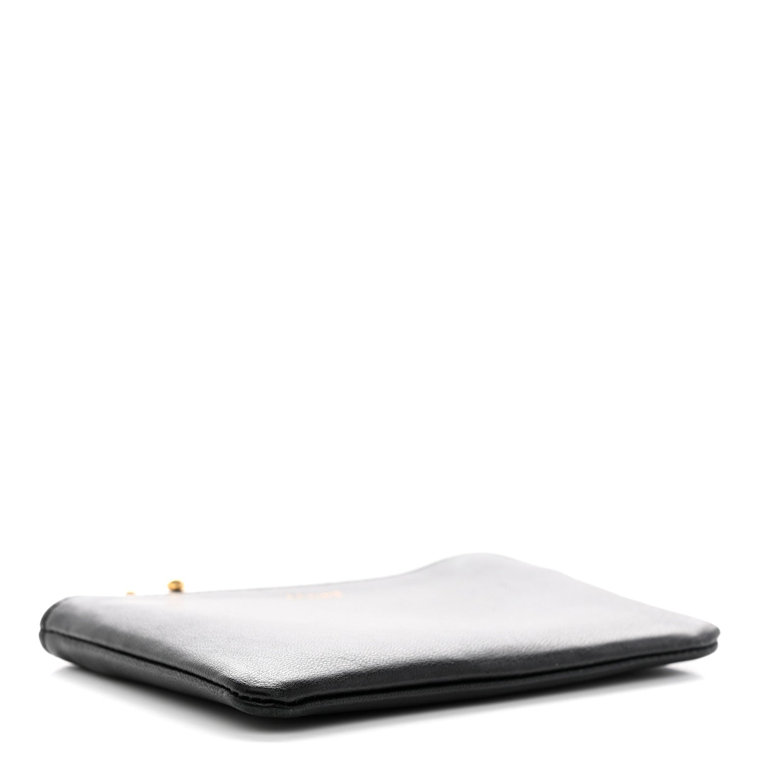 Celine Lambskin Coin and Card Pouch Black 4 of 8