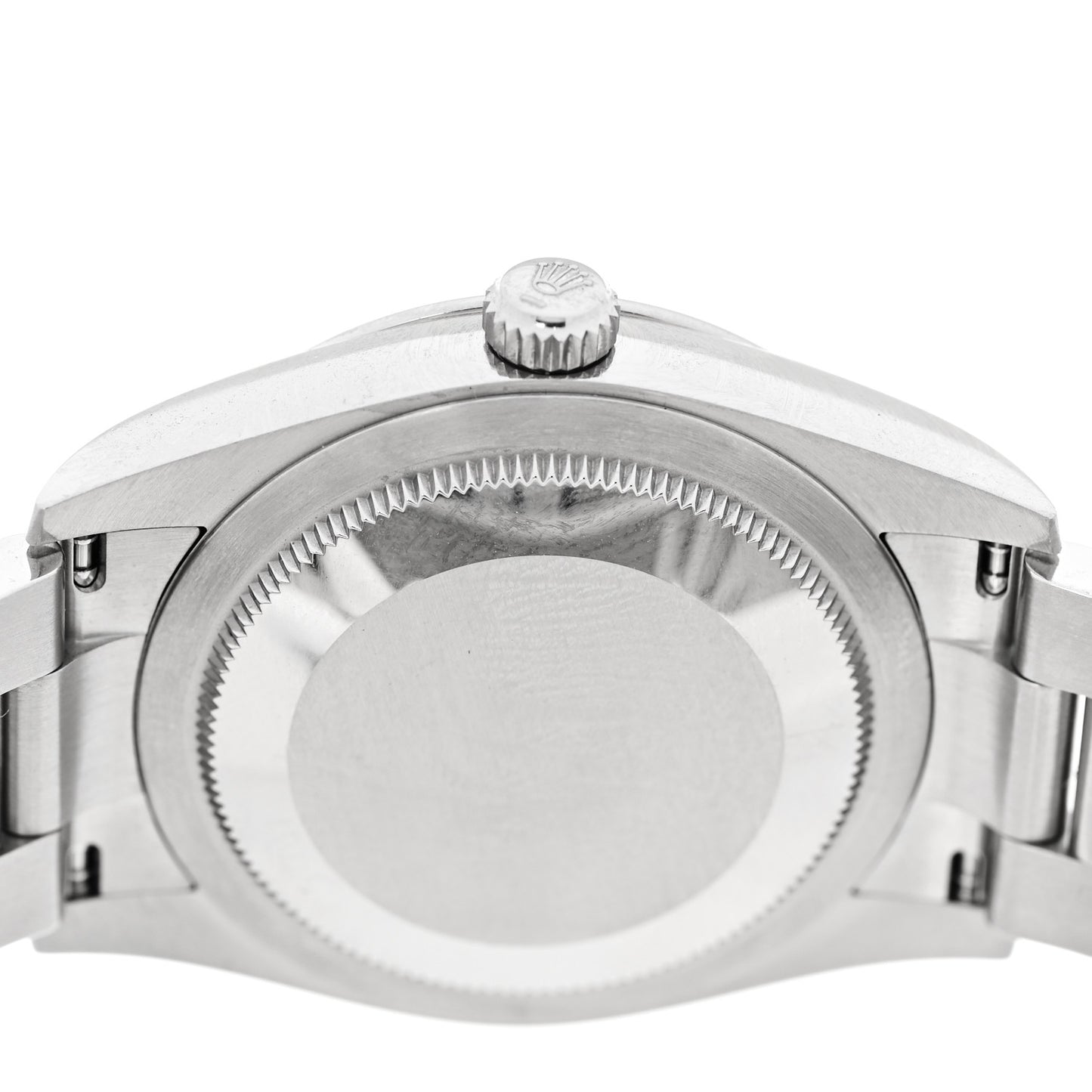 Stainless Steel 34mm Oyster Perpetual Watch Lavender 124200