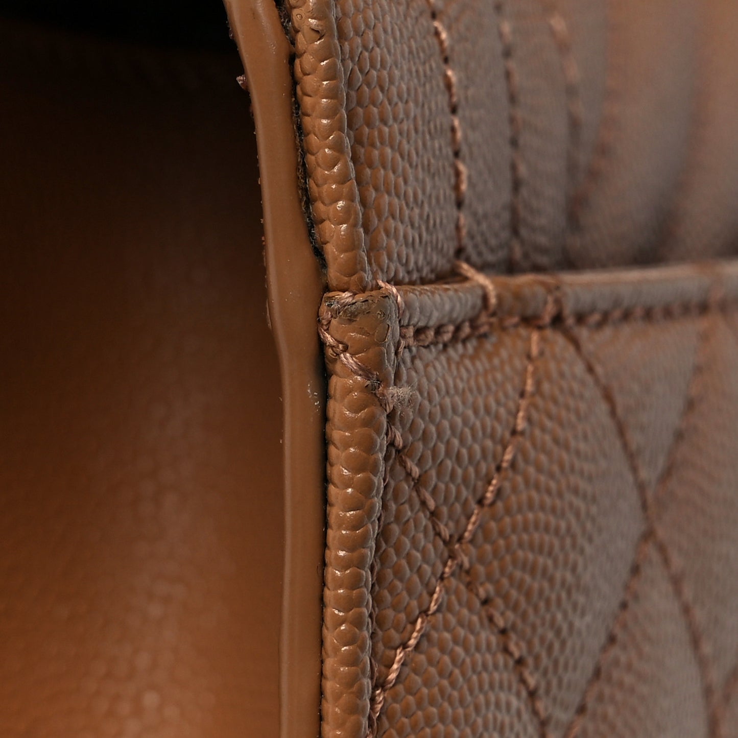 Grain De Poudre Textured Mixed Matelasse Triquilt Large Monogram Satchel Dune