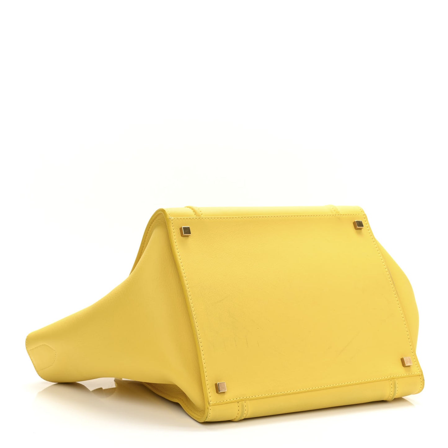Supple Calfskin Medium Phantom Luggage Sun Yellow