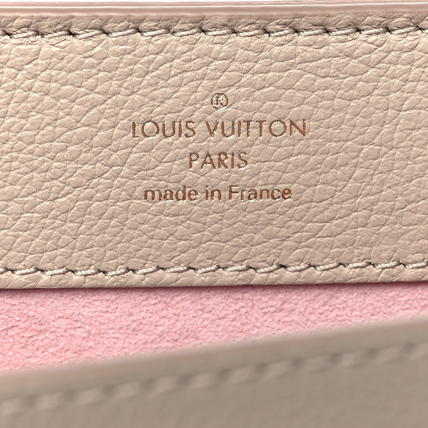 Soft Calfskin Mini Lockme Ever Greige