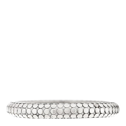 John Hardy Sterling Silver 10mm Dot Bangle Bracelet 1 of 3