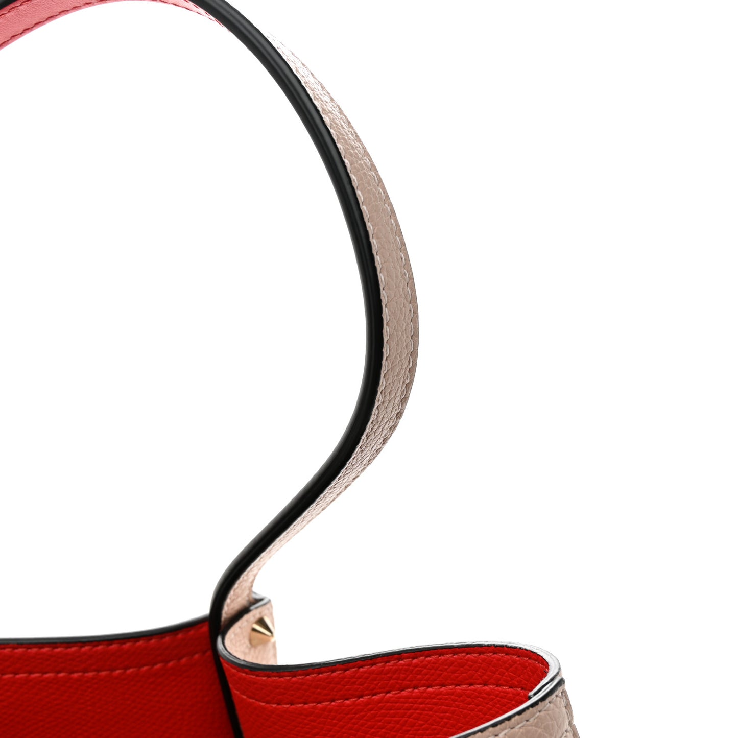 Calfskin Spiked Small Cabarock Shopper Tote Rose De Chine