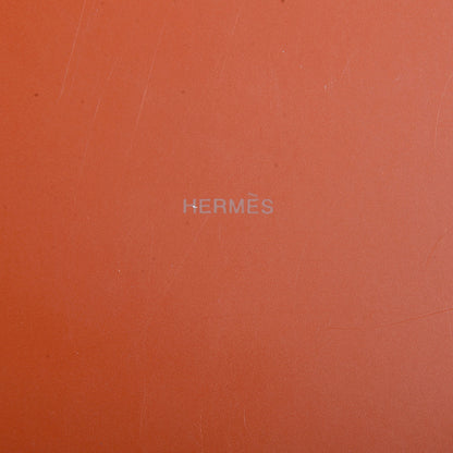 Hermes Lacquered Wood Chamonix Chakor PM Change Tray Orange 4 of 5
