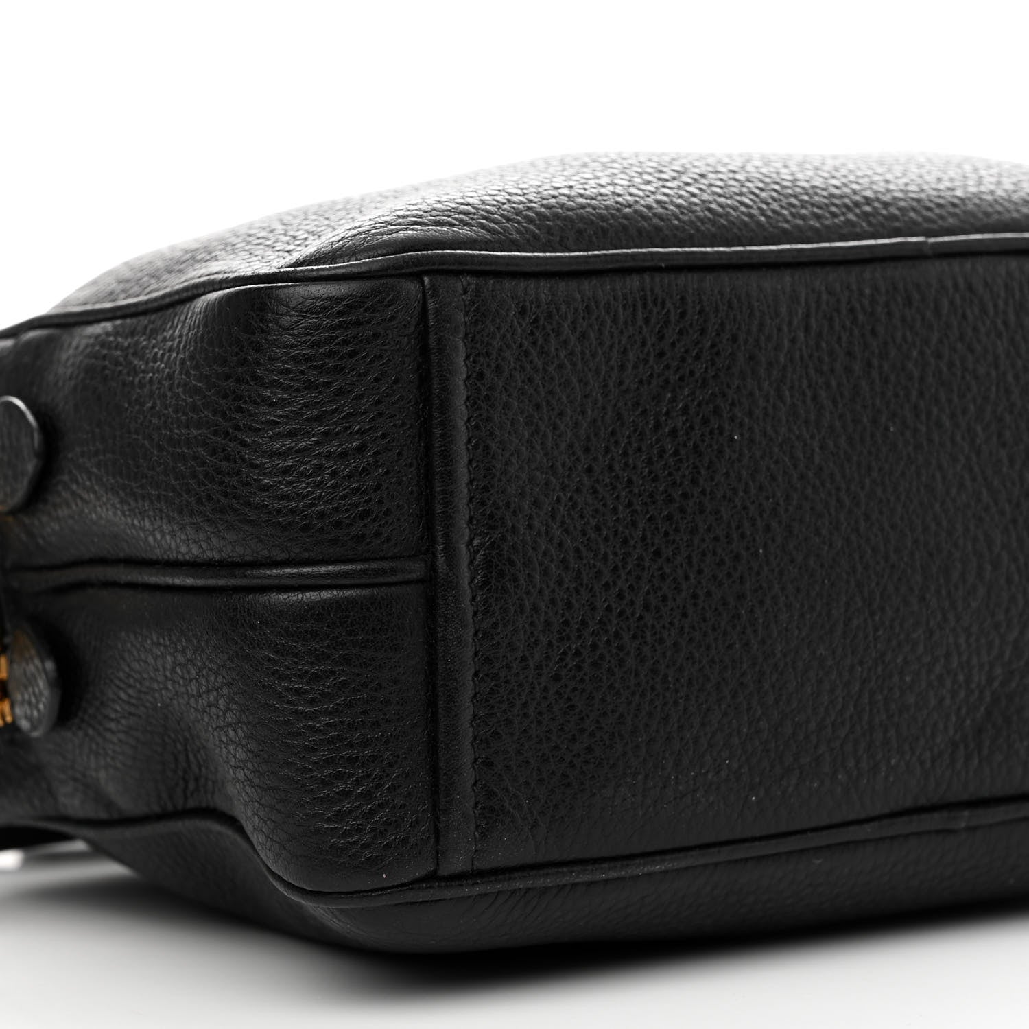 Prada Vitello Daino Medium Double Zip Shoulder Bag Black 10 of 11