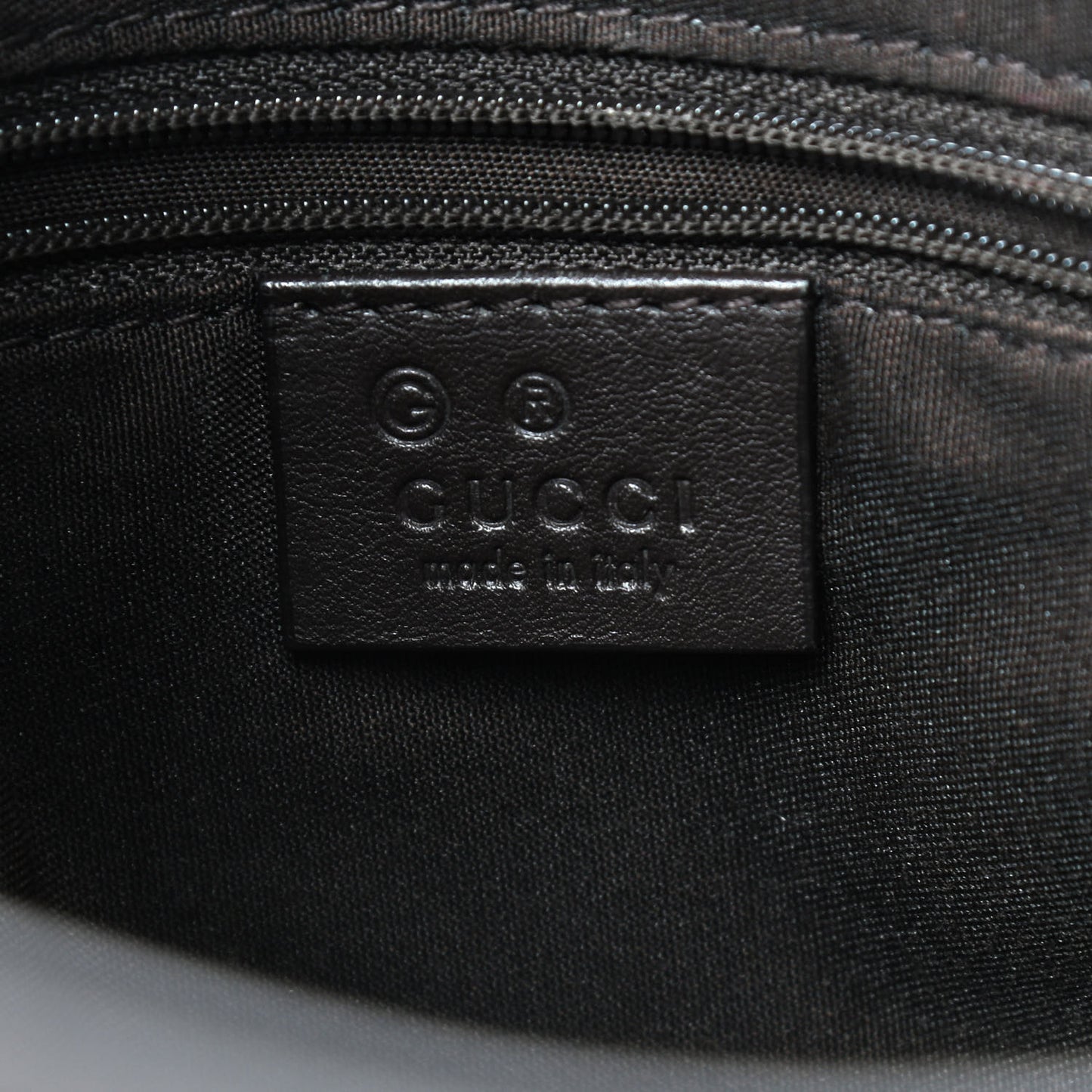 GG Supreme Monogram Web Flat Messenger Bag Dark Brown
