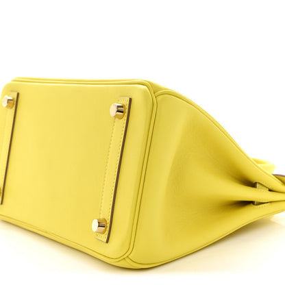 Hermes Swift Birkin 25 Lime 9 of 12