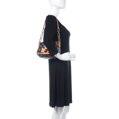 Louis Vuitton Monogram Multicolor Patti Black 2 of 13