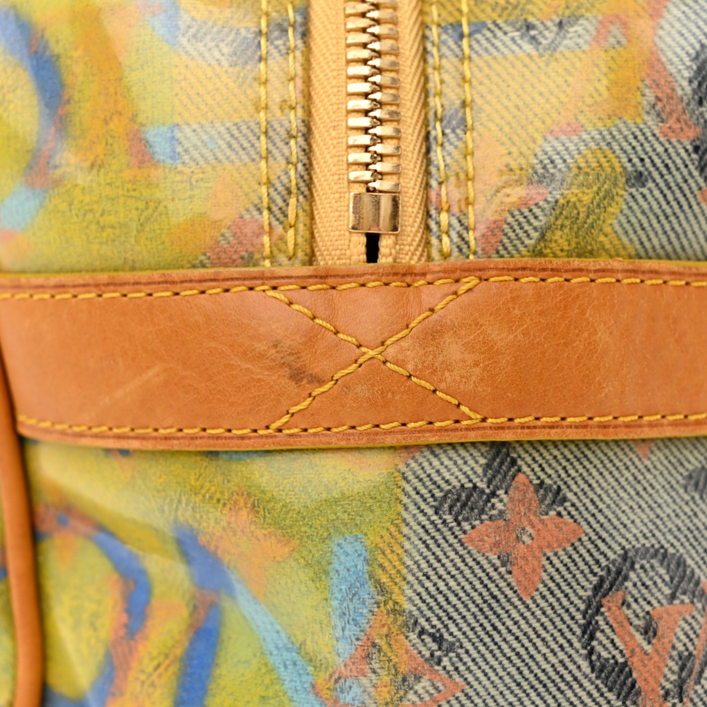 Monogram Pulp Defile Weekender PM Yellow