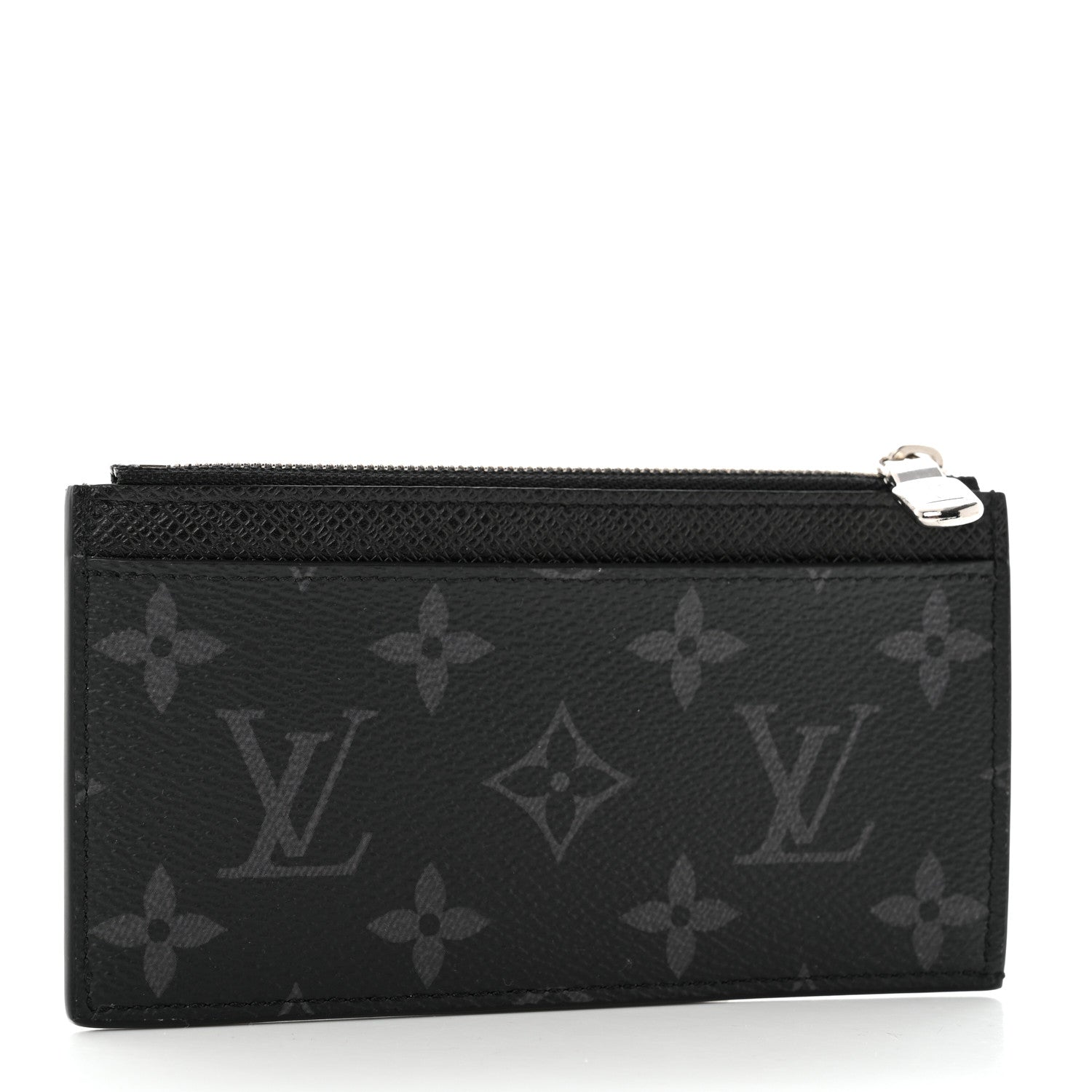 Louis Vuitton Monogram Eclipse Taiga Coin Card Holder 3 of 7