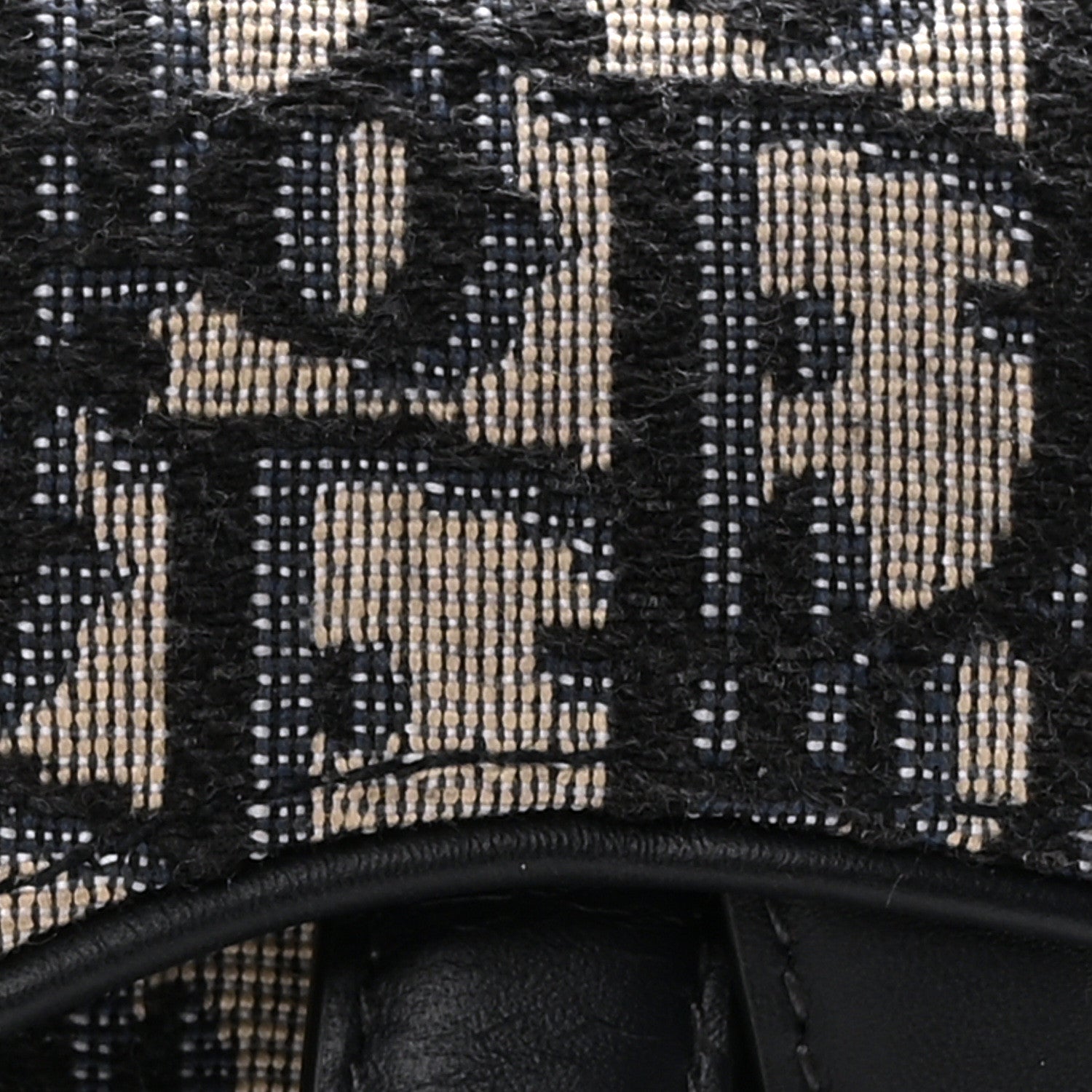Christian Dior Oblique Mini Saddle Bag With Strap Blue 8 of 10