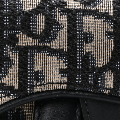 Christian Dior Oblique Mini Saddle Bag With Strap Blue 8 of 10