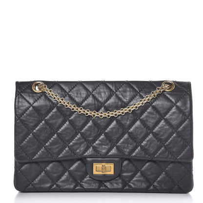 Chanel Aged Calfskin Quilted 2.55 Reissue 226 Flap Black 1 of 9
