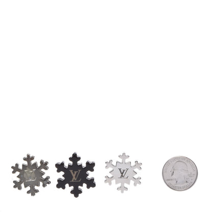 Louis Vuitton Monogram Snowflake Brooch Set 3 of 6