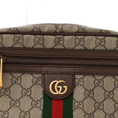 Gucci Soft GG Supreme Monogram Medium Ophidia Belt Bag Dark Brown 8 of 13