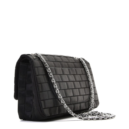 Chanel Satin Ribbon Reissue Flap Black 2 of 8