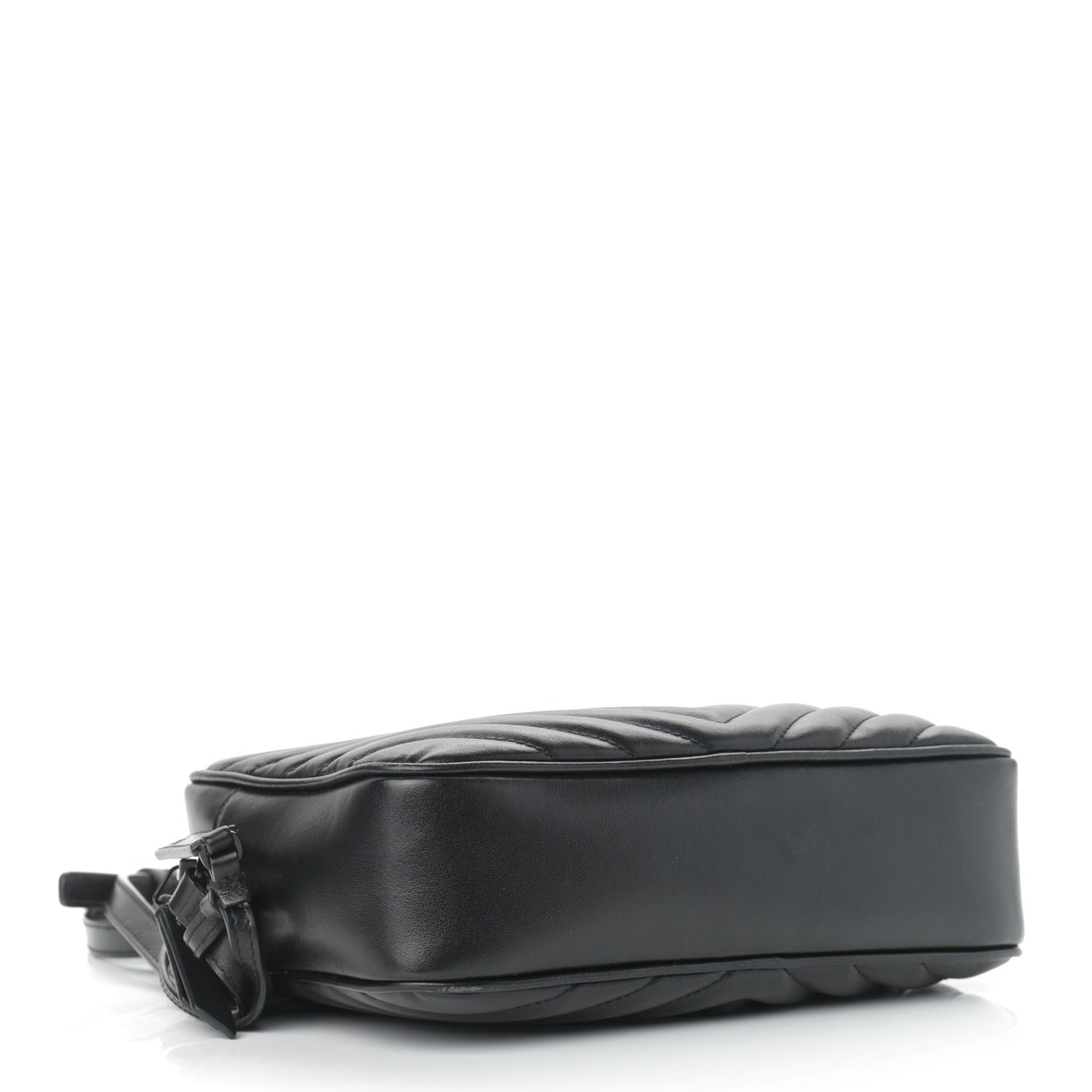 Calfskin Matelasse Monogram Lou Camera Bag Black