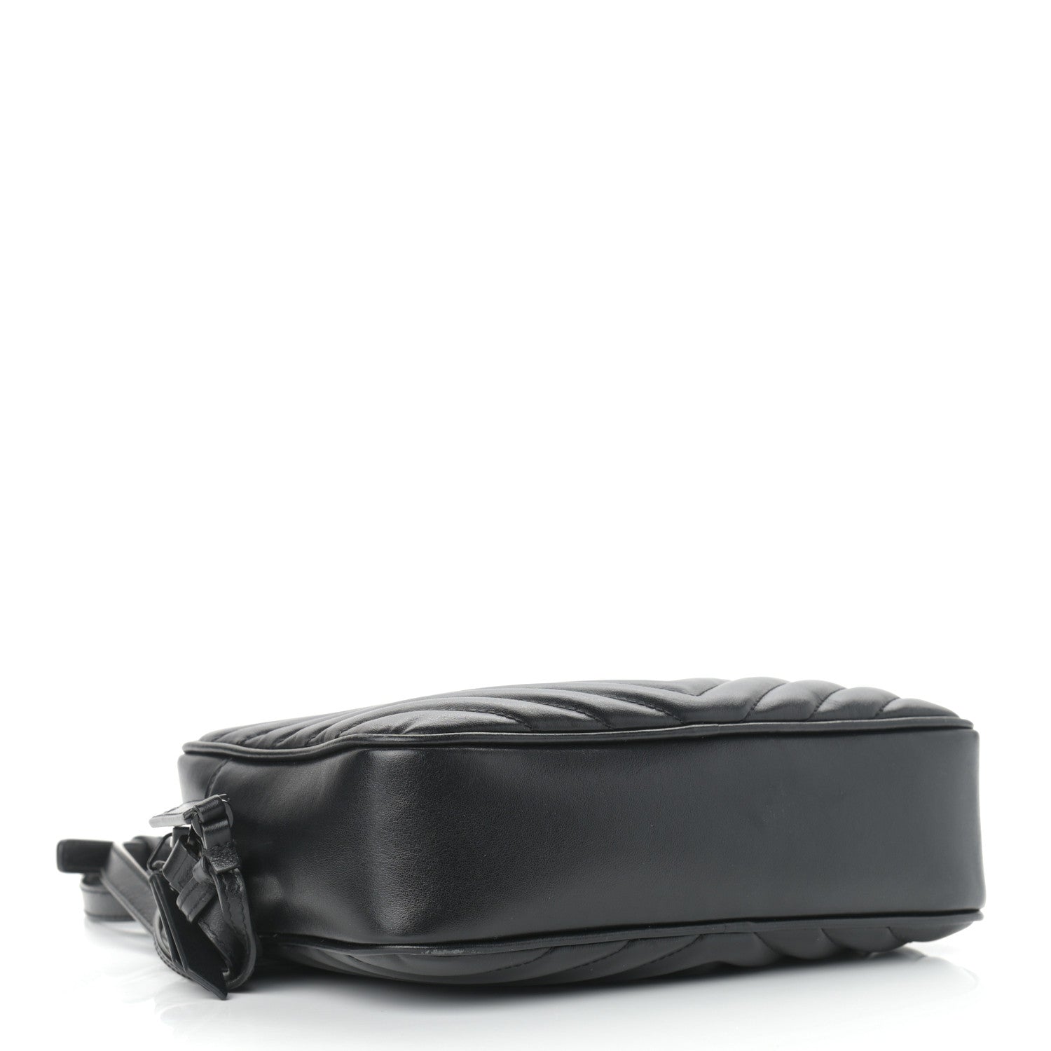 Saint Laurent Calfskin Matelasse Monogram Lou Camera Bag Black 4 of 12