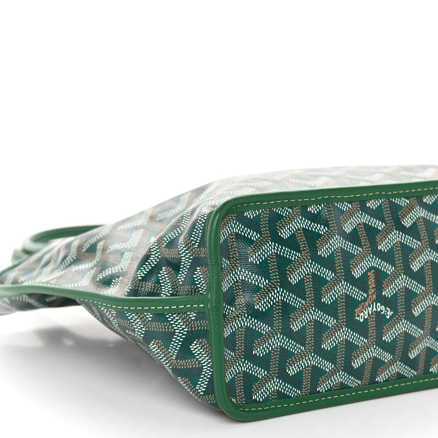Goyardine Reversible Mini Anjou Green