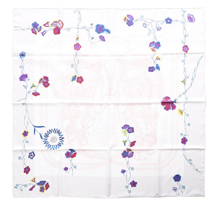 Hermes Silk Brides Fleuries Scarf 90 1 of 4