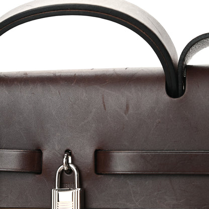 Hermes Toile Vache Hunter Herbag Zip 39 MM Etoupe Ebene 14 of 21