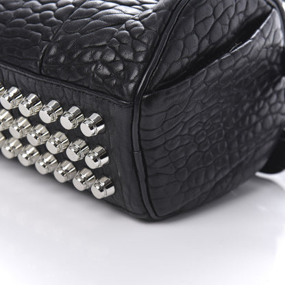 Alexander Wang Pebbled Lambskin Mini Rockie Black Rhodium Hardware 7 of 9