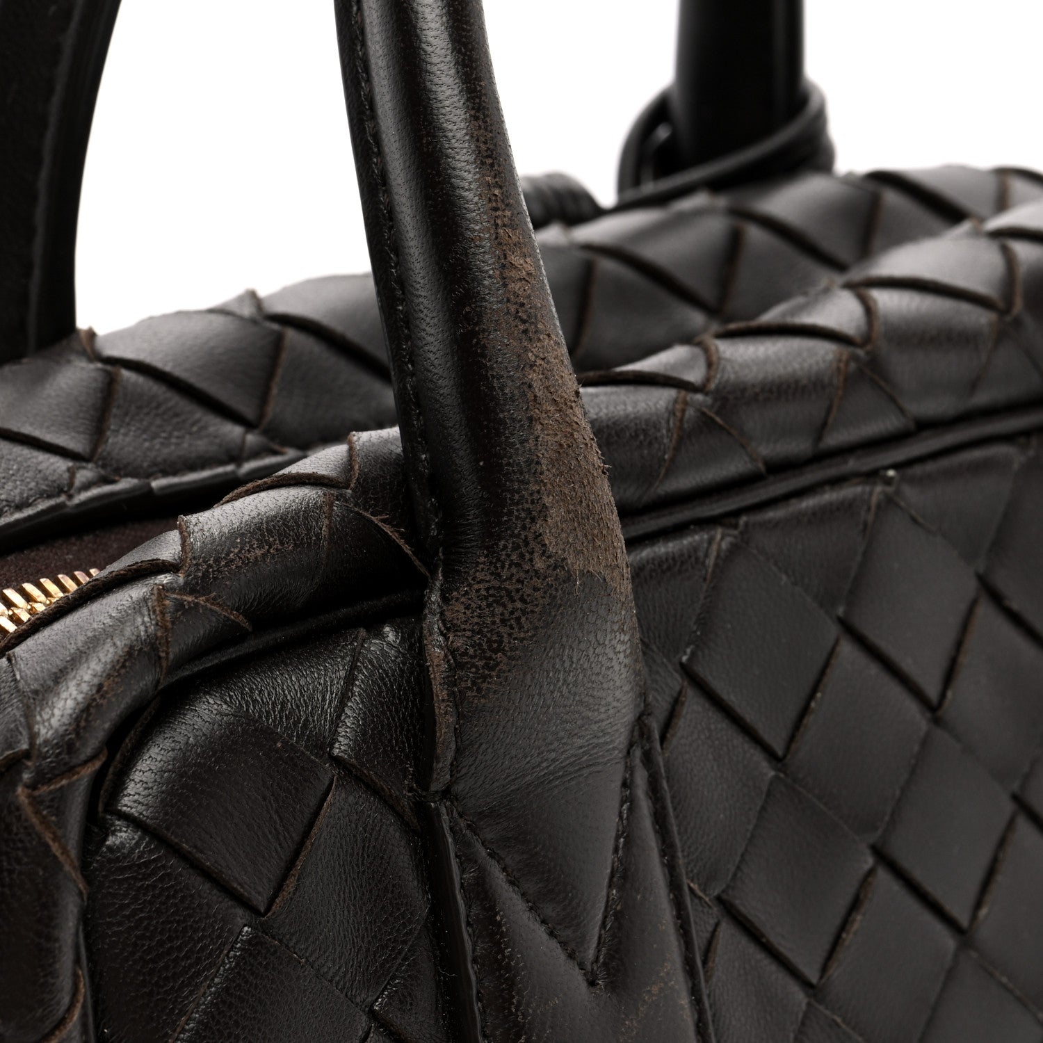 Bottega Veneta Lambskin Intrecciato Small Getaway Fondant 11 of 13