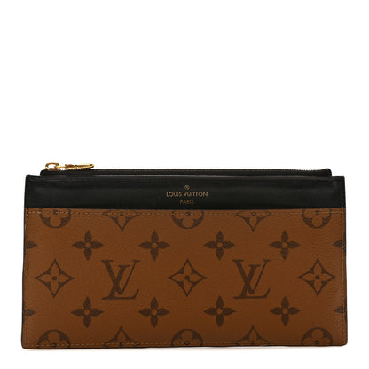 Louis Vuitton Reverse Monogram Slim Purse 1 of 8