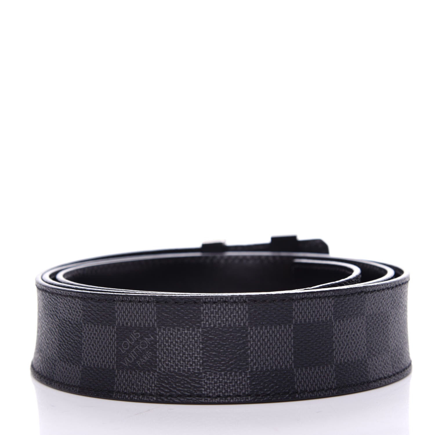 Louis Vuitton Damier Graphite 40mm LV Initiales Belt 120 48 2 of 8